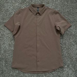 LIKE NEW Lululemon Airing Easy Short Sleeve Button-Up